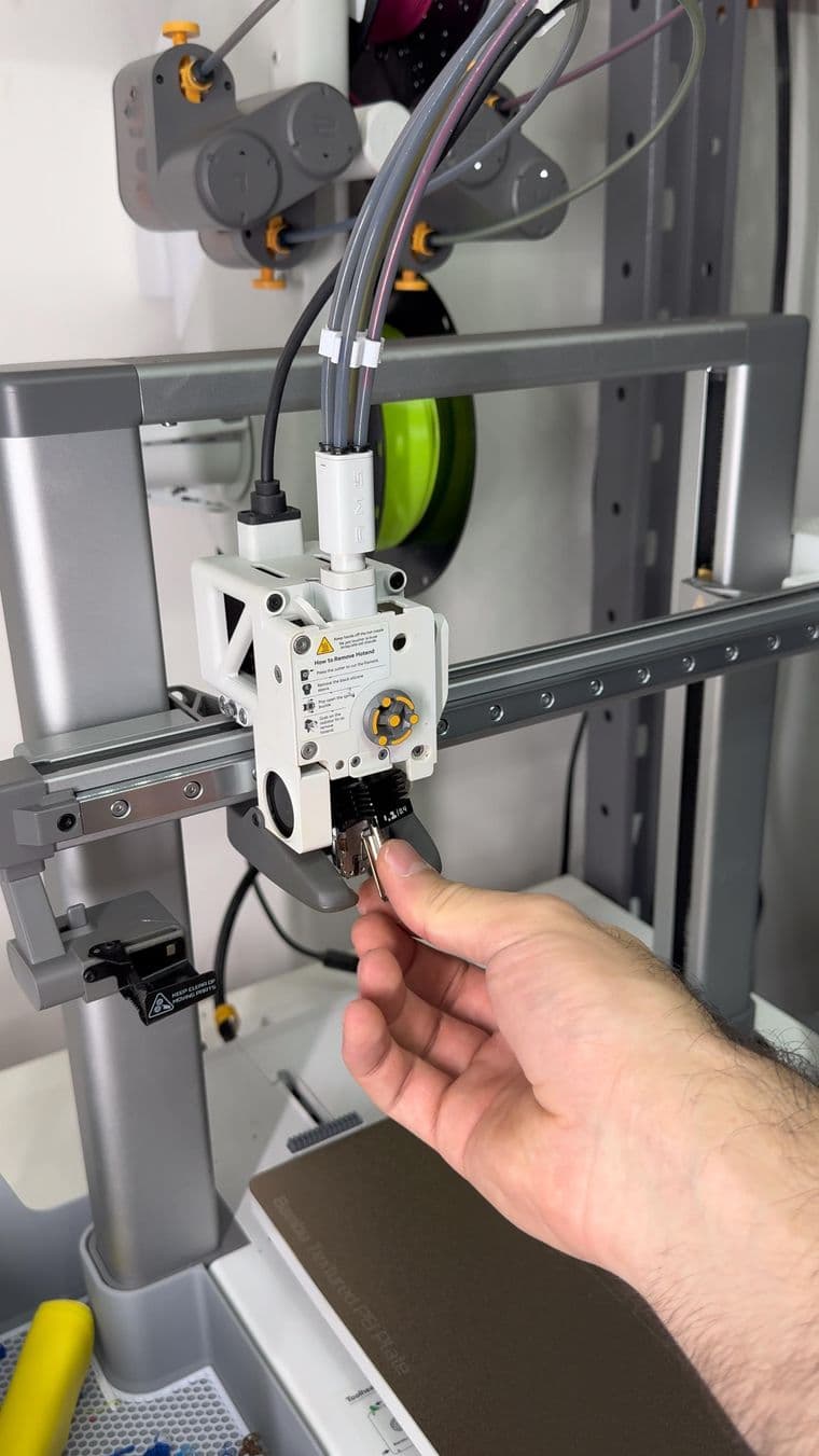Detalhe de peça impressa em 3D