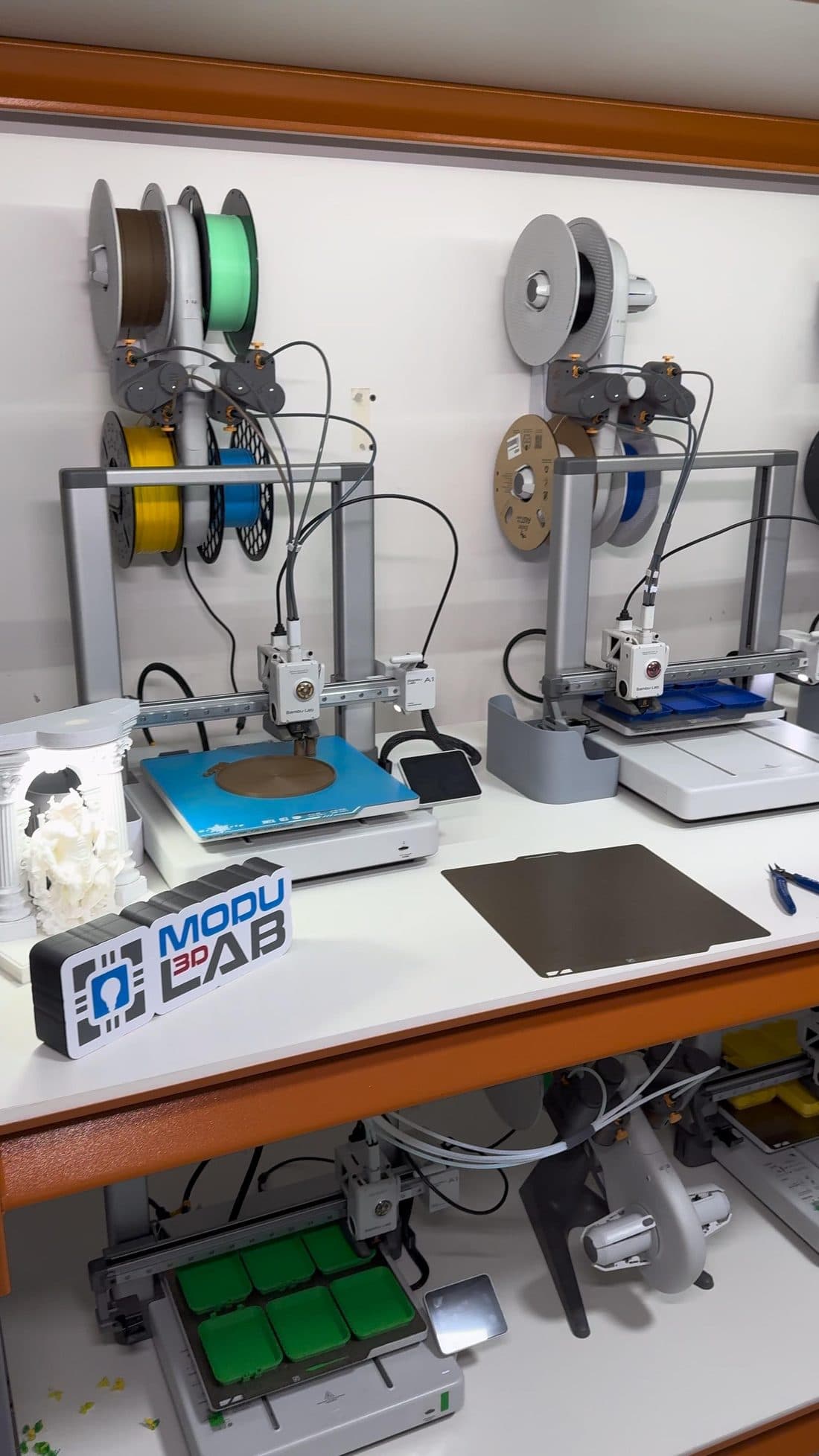 Impressoras 3D da ModuLab em produção